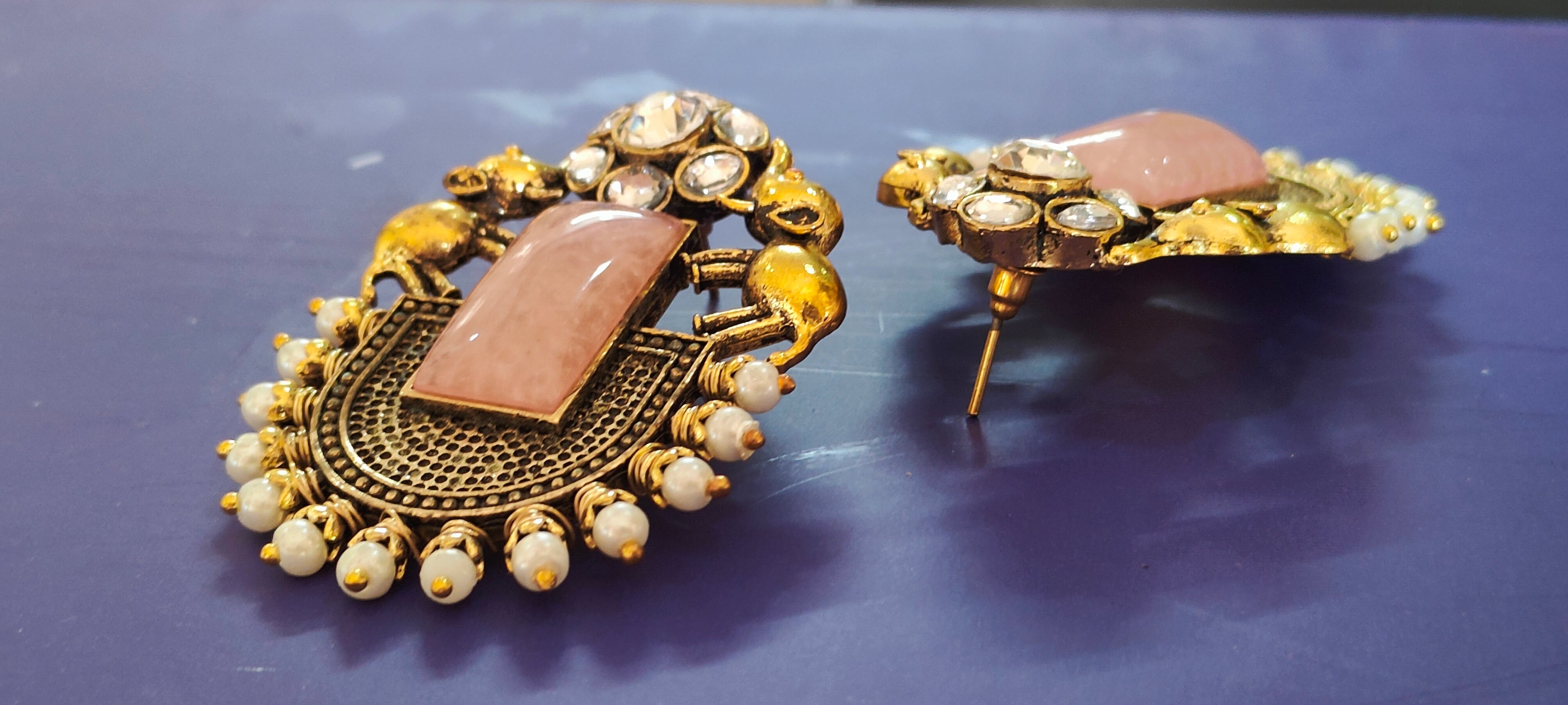 Quirrky German Dual Plated Elephant infused Eardrop