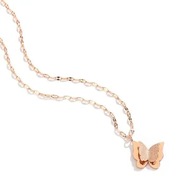 DIVA WATERPROOF BUTTERFLY PENDANT WITH CHAIN